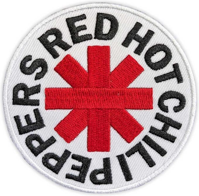 Red Hot Chili Peppers - Asterisk Patch - Wit