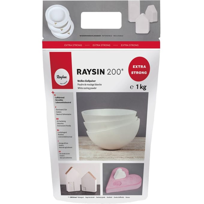 Gietpoeder "Raysin 200", wit - 1 kg