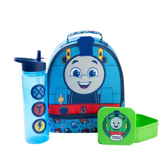 Thomas En Vriendjes Trein Lunchtas Set (Pak van 3) One Size groen/blauw