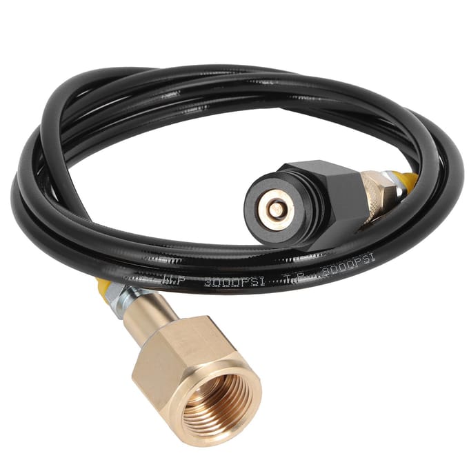 G5/8-14 CO2 Universele Externe Slangadapter 1,5 m Soda Zwarte Slang CO2 Cilinder Navuladapter