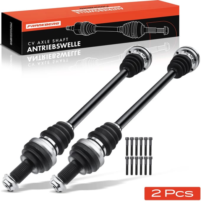 Frankberg 2x aandrijfas achteras links rechts voor BMW 5er E60 22L