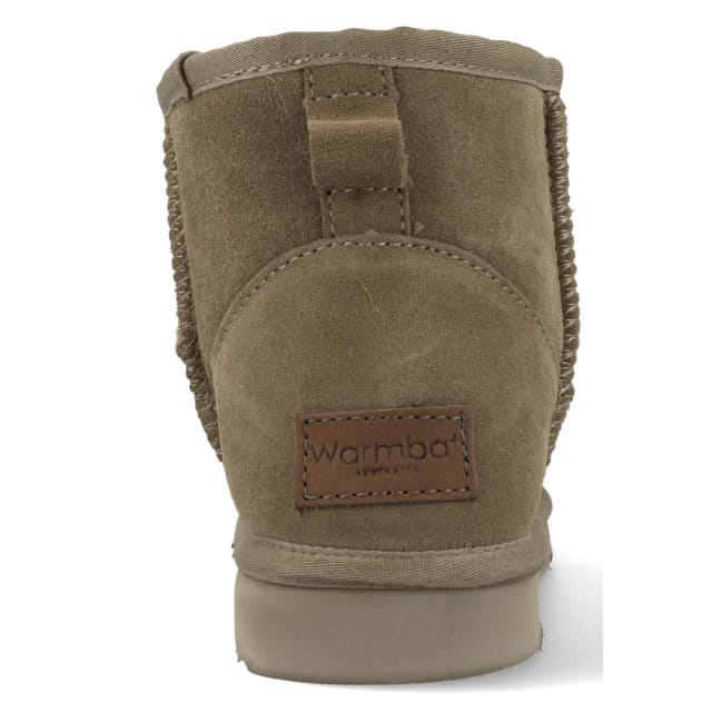 Warmbat Wallaby Women Suede Boot Dames Laarzen - Mosgroen - Maat 36