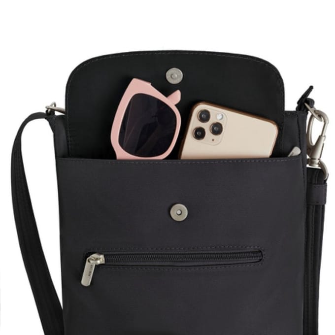 Travelon Classic Anti-diefstal Mini Schoudertas - Zwart