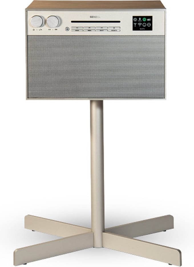 Geneva Combi Deal DeCon M + Stands ( walnoot/zilver)