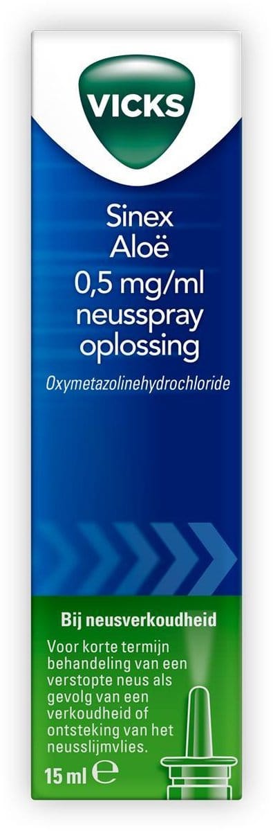 Vicks Neusspray Sinex Aloë - 1 x 15 ml