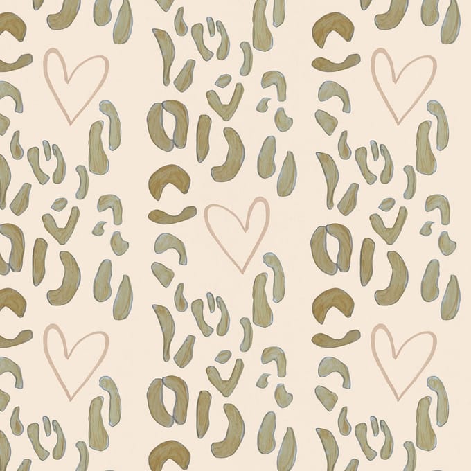 Behang Leopard Lover beige