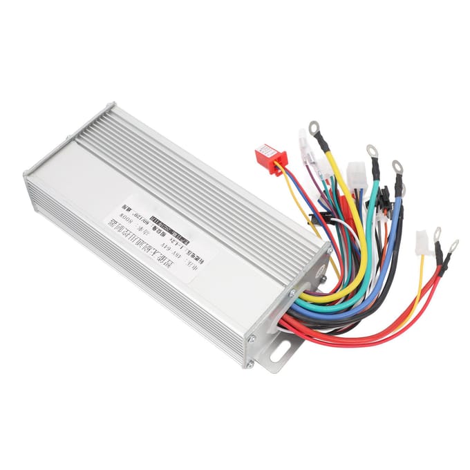 48V‑64V 800W Borstelloze Controller Intelligente IPX7 Waterdichte Borstelloze Motorcontroller voor Elektrische Fietsen Scooters white