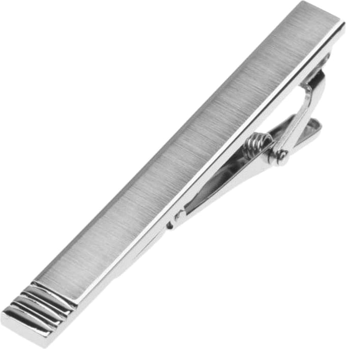 Fako Bijoux® - Dasspeld - Exclusive - Geborsteld Trio - 60mm - Zilverkleurig