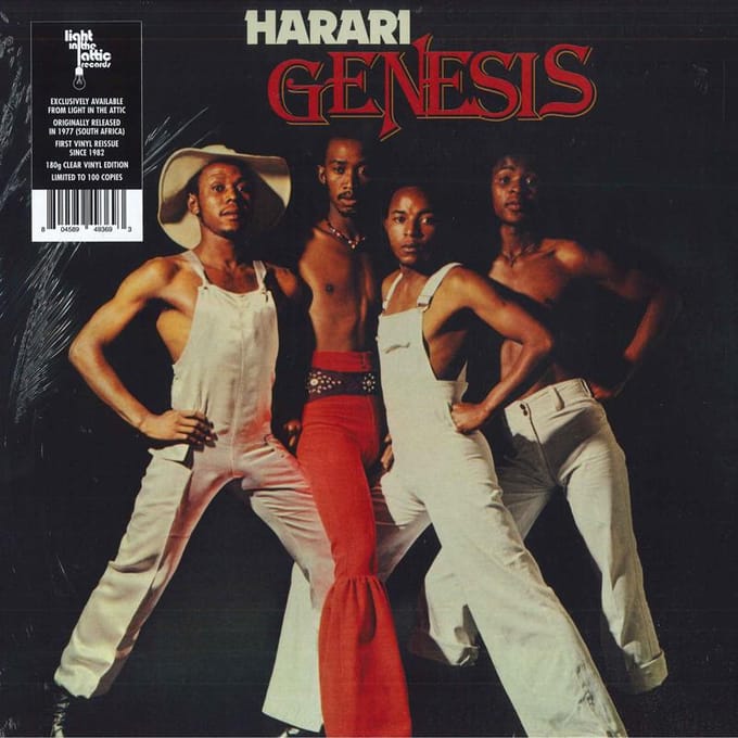 Disque Vinyle HARARI - Genesis TWM74 Tidal Waves Mus 2021 US Soul/Funk brown