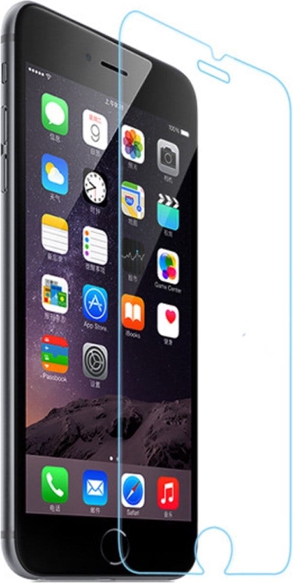 Tempered glass screenprotector voor iPhone 6 6s 7 8 / iPhone SE (2020) / (2022) - mat