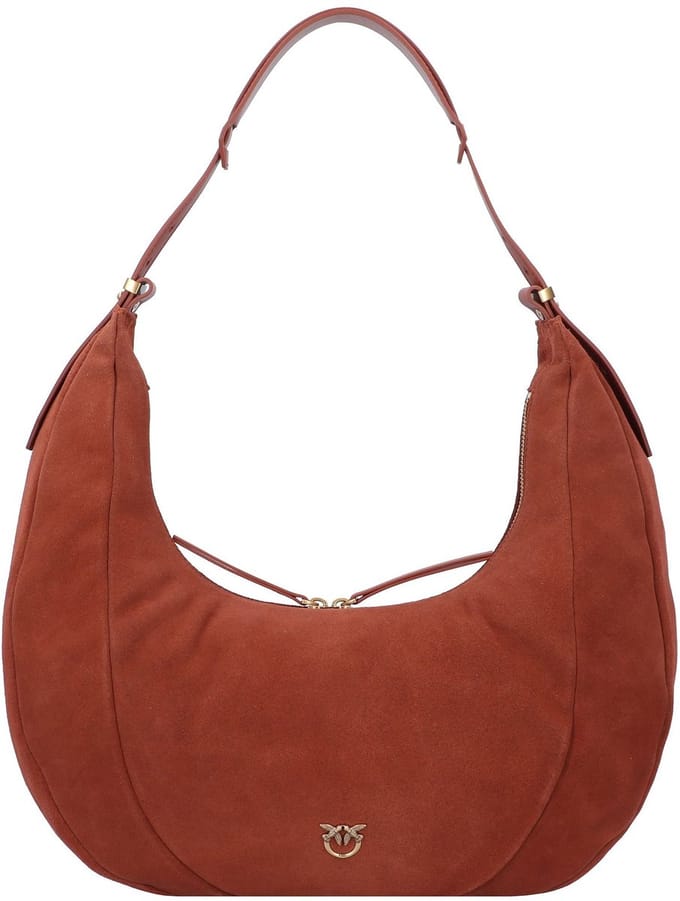 PINKO Slouchy Schoudertas Leer 40 cm - Dames - arabo