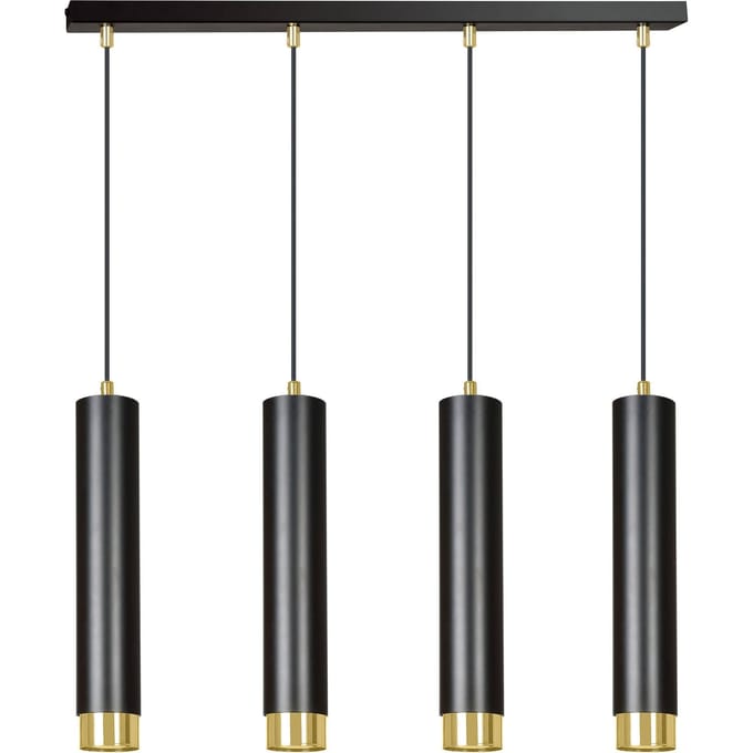 4-lichts hanglamp Kobe | Loft46