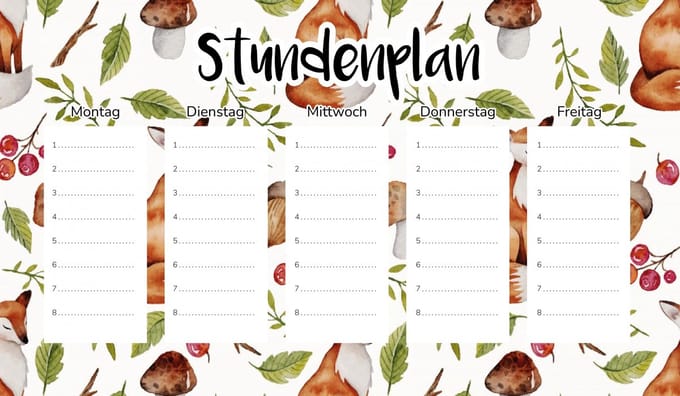 Wallvy - Magnetisch Lesrooster - Grzyby en Lisy - 45x26 cm