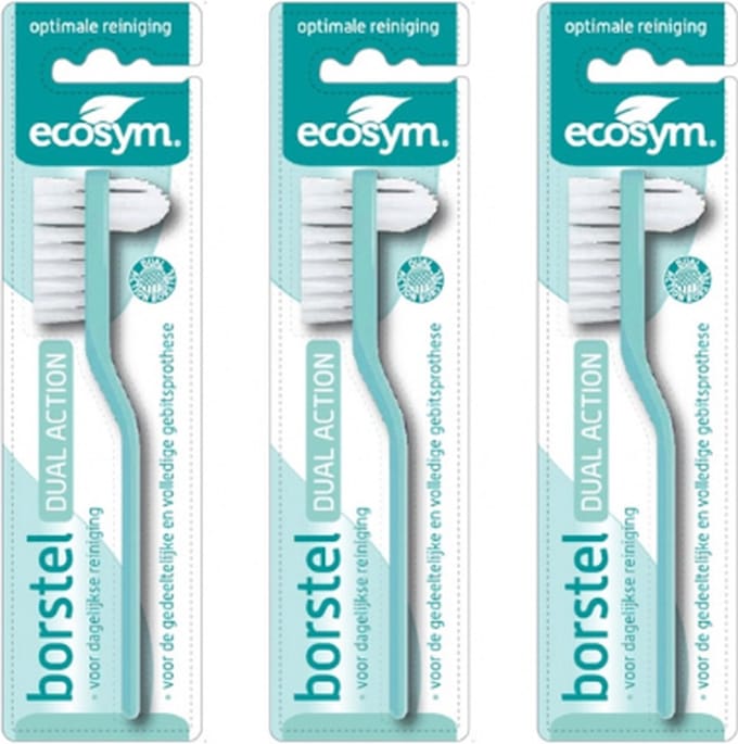 Ecosym Dagbehandeling Gebitsborstel - 3 stuks - Voordeelverpakking