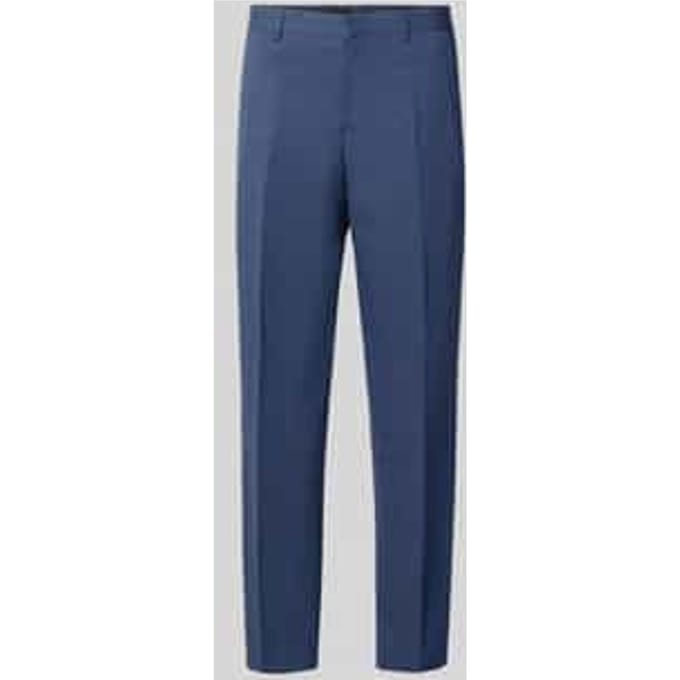 straight fit broek van linnenmix model 'Wesley'