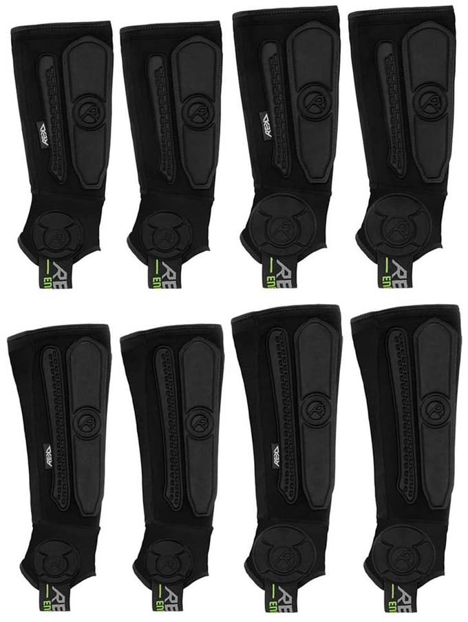 Rekd Protection Energy Covert Ankle + Scheenbeschermers Zwart S-M Man,Vrouw