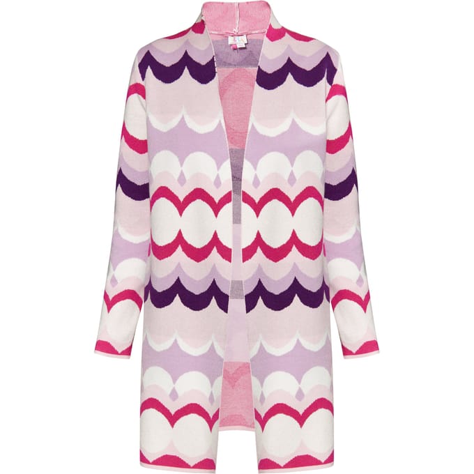 IZIA Vest Dames Roze Veelkleurig