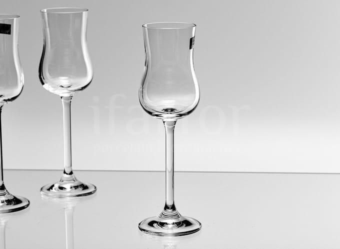 Port - grappa - schnaps - likeur- glaasje Colibri - Bohemia kristal - set 6 stuks