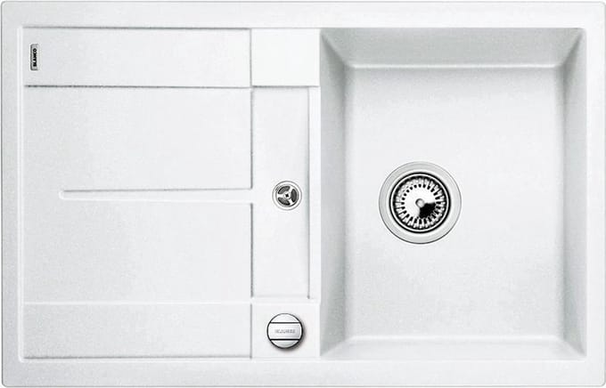 Blanco Metra 45 S manueel vlakbouw wit 519083 spoelbak