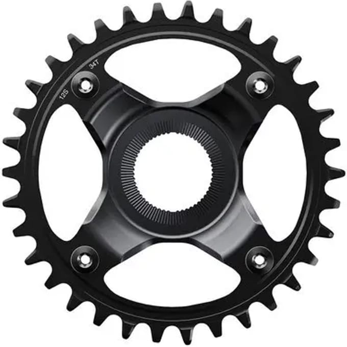 Shimano Kettingblad Steps E8000 12s 104 Mm 36t Rvs Zwart