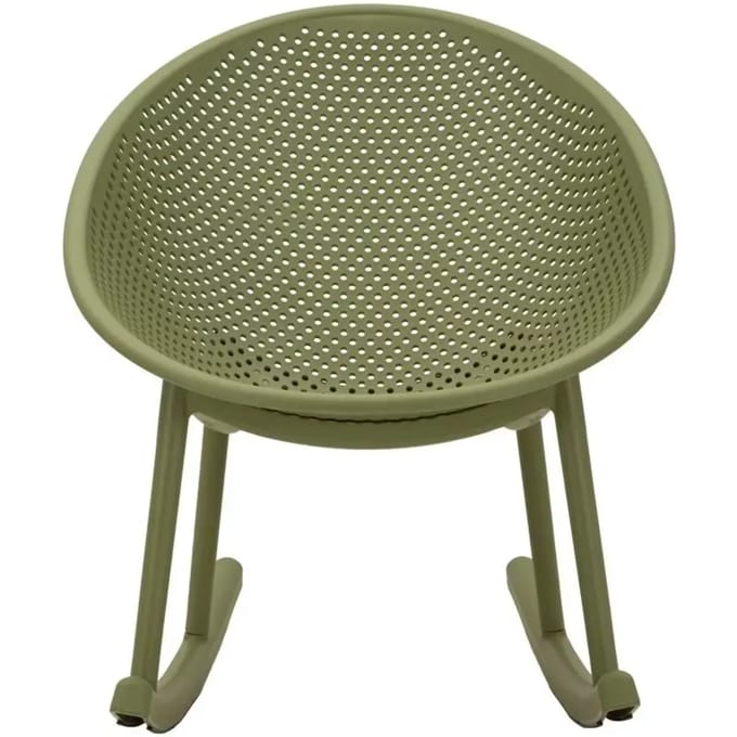 Stoel Ibiza Green Roching Chaircm 66x88x80