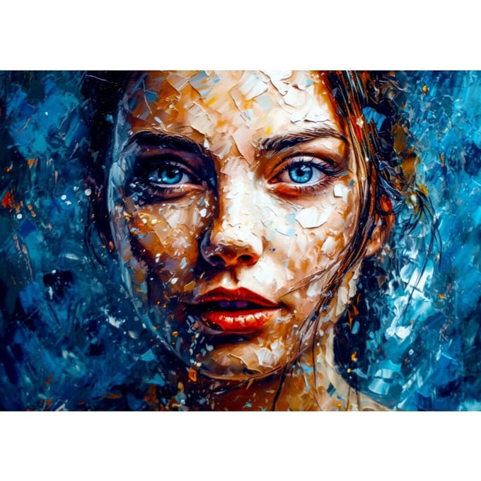 Enjoy Puzzle legpuzzel Icy Gaze - 1000 stukjes puzzelplezier.