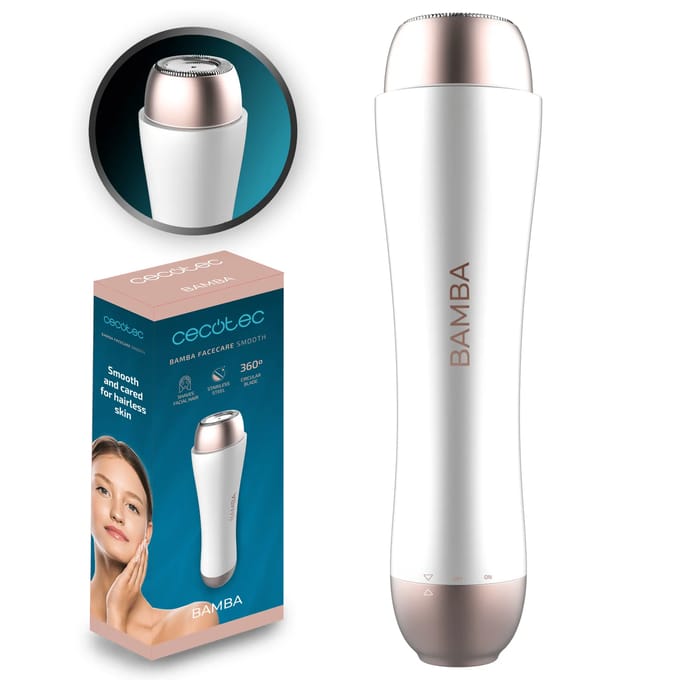 Cecotec Rasuradora facial Bamba FaceCare Smooth