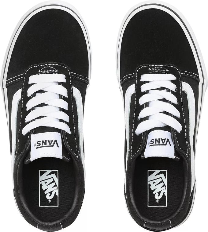 VANS YT Ward (SUEDE - CANVAS)BLACK - WHITE - Sneakers - Unisex
