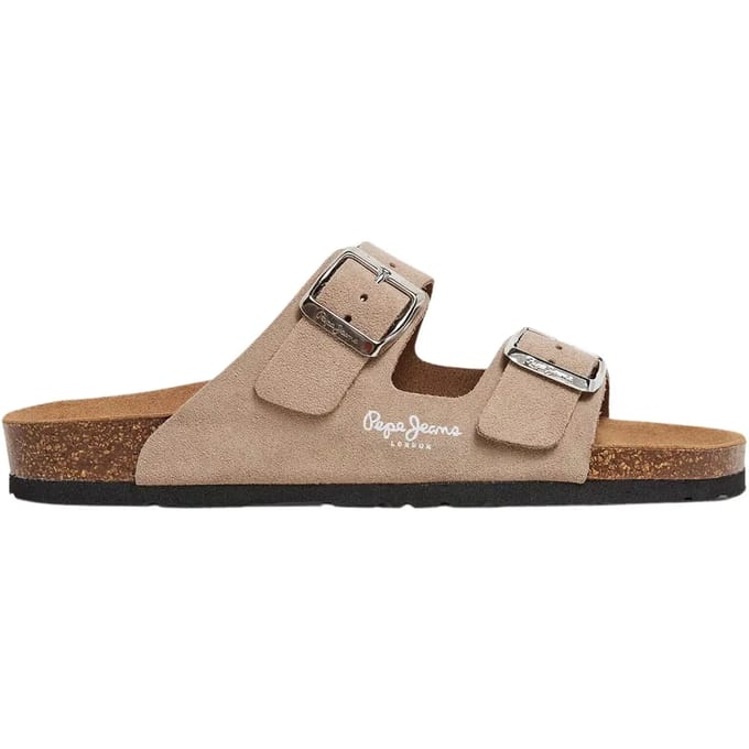Pepe Jeans Oban Suede Sandalen Bruin EU 36 Vrouw