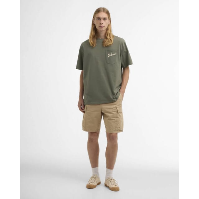 Barbour links os t-shirt mts1556 gn68 green slate