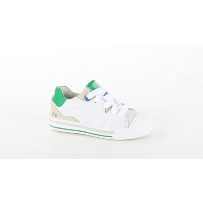 Francis Ferm Lage Sneakers Jongens Wit Groen
