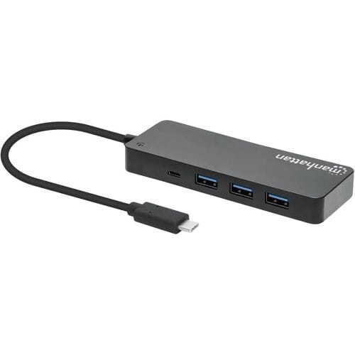 Manhattan 168410 168410 USB-hub 7 poorten USB-A USB 3.0 5 GBit/s Zwart