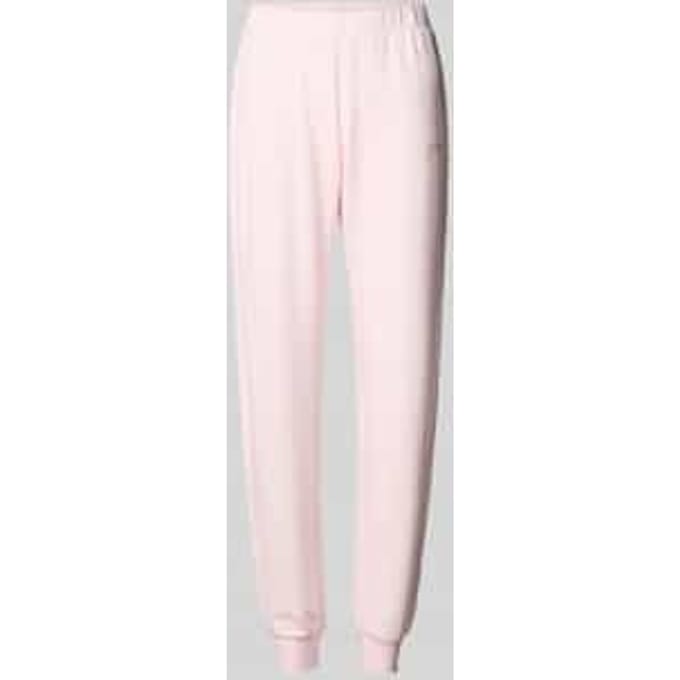 Sweatpants met labelstitching, model 'LUCIA'