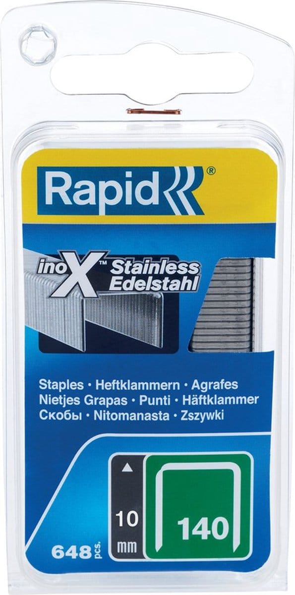 Rapid Nieten - No 140 - RVS - 10 mm