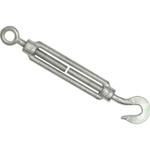 Spanschroef rvs met haak en oog M8x120mm
