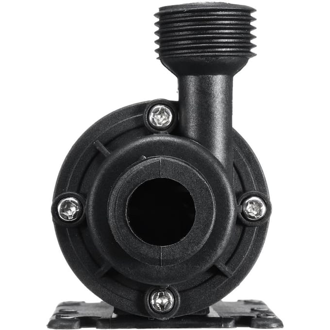 Ultrastille Mini DC 12V Lift 5M 800L/H borstelloze motor dompelwaterpomp zwart