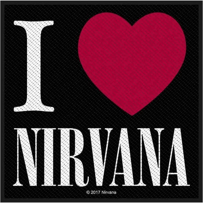 Nirvana - I Love Nirvana Patch - Multicolours