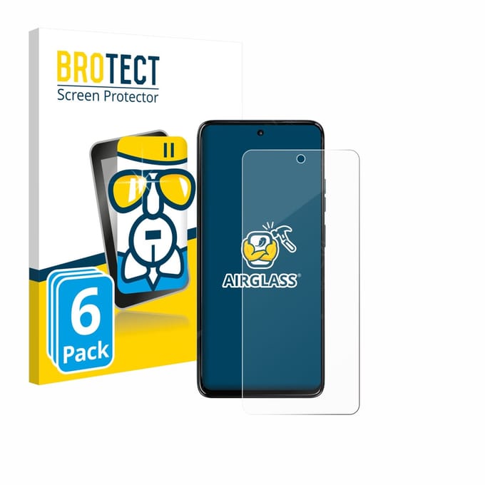 Screenprotector 6 Stuks voor Motorola Moto G67 Power Beschermglas transparant
