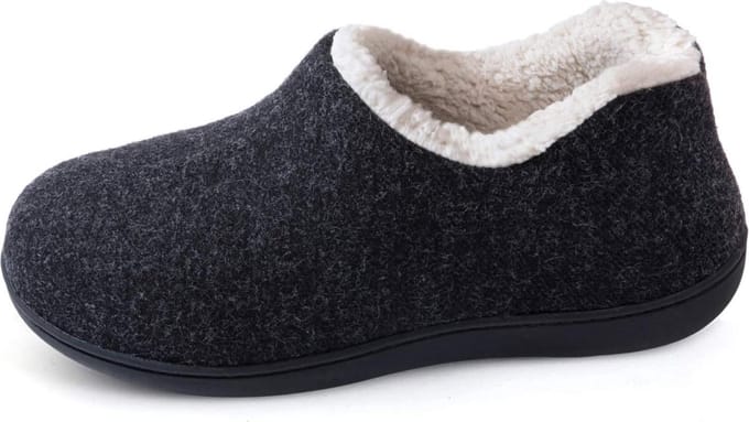Pantoffels Dames - Sloffen - Maat 38/39 - Zwart - Anti-slip - Comfeet