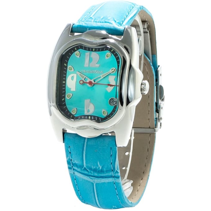 Horloge CHRONOTECH CT7274M-04. Kwarts, Kleur blauw. Man. gray