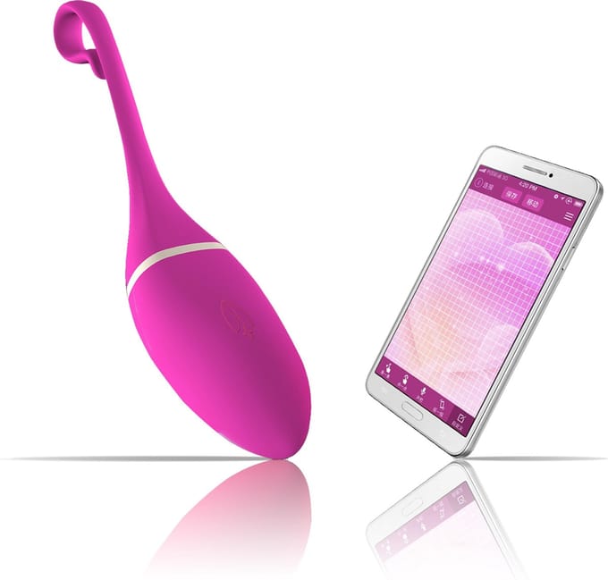 Irena Draagbare Bullet Vibrator - App control - Paars