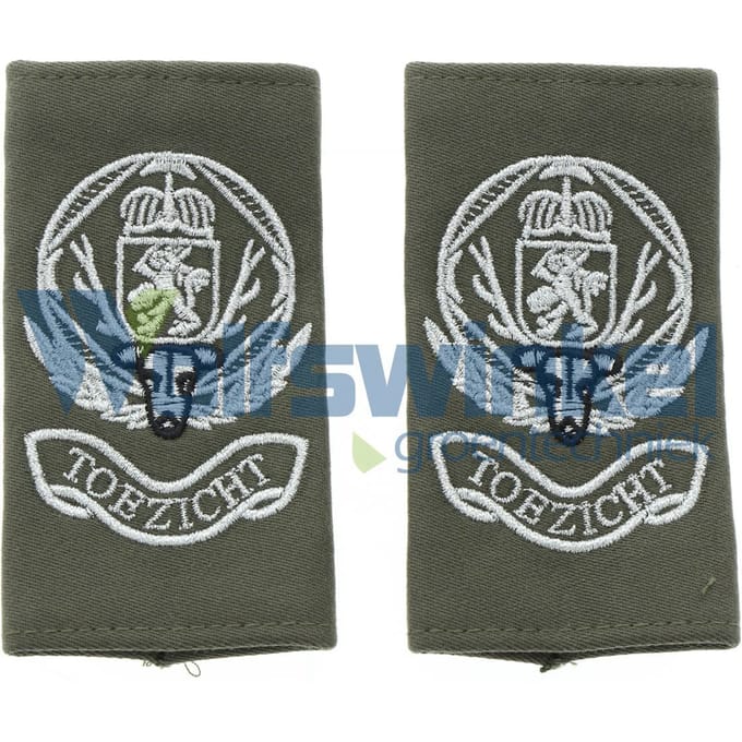 Nvvn epaulette logo + toezicht 2 stuks