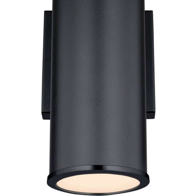 Westinghouse Marius buitenwandlamp, zwart, 2-lamps