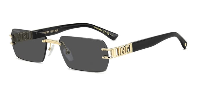 Dsquared2 D2 0189/S Gold 57/18/145 MAN Zonnebrillen