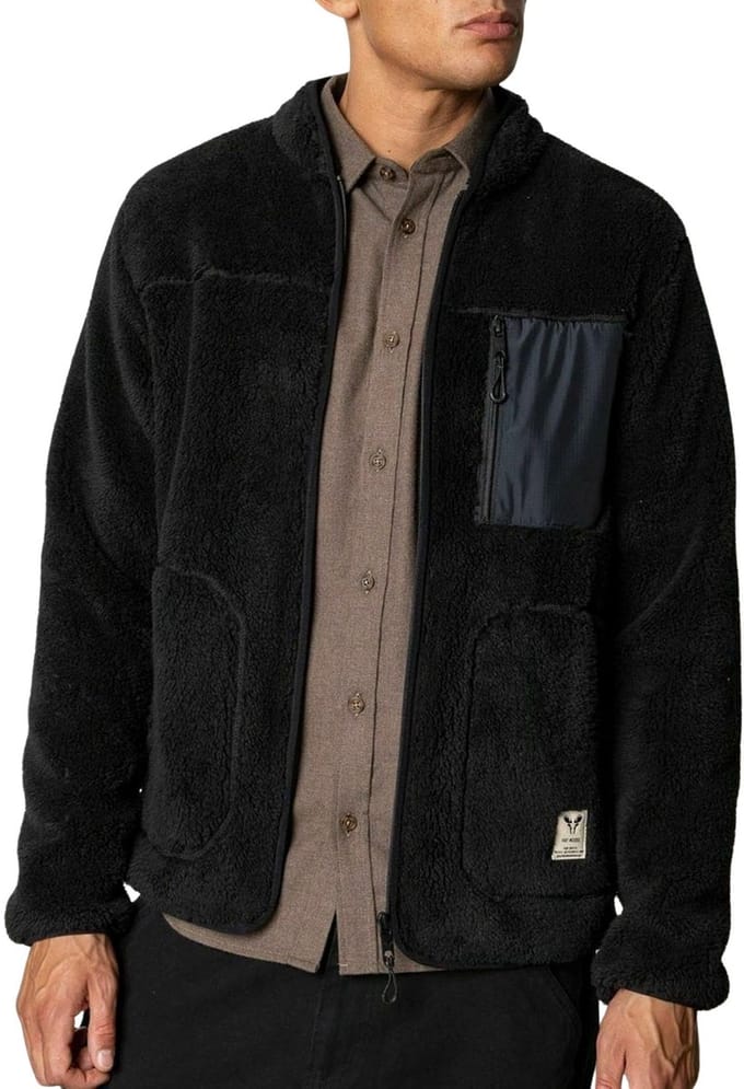 Fat Moose Wood Fleece Jas Heren - Maat M