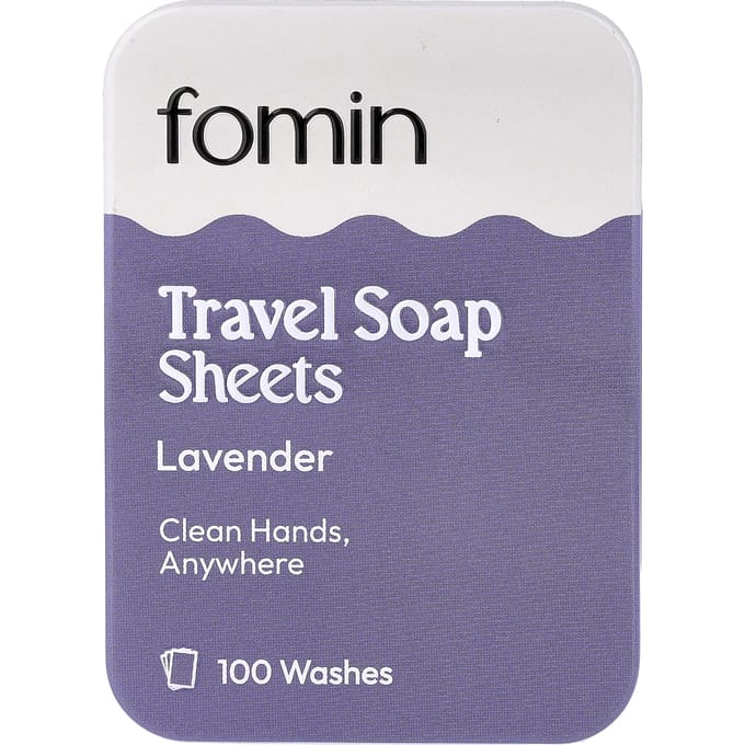fomin, Reis Zeepblaadjes, Lavendel, 100 Vel, 44g (1.55oz) gray