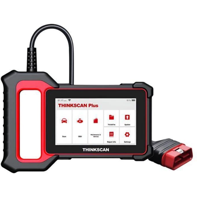 Scanner OBD2 - OEM - Thinkscan Plus S6 - Diagnostiek 7 systemen - 28 resets - Compatibel 1992-2022 zwart