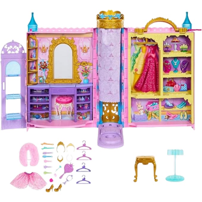 Disney Princess dansset - 61 cm - 2 outfits - 25 accessoires