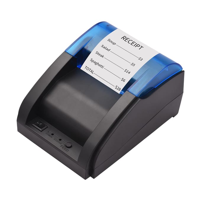 Imprimante thermique directe de reçu d'usb de 58mm pour l'impression de facture de billet Compatible avec la connexion USB US USB&BT Interface