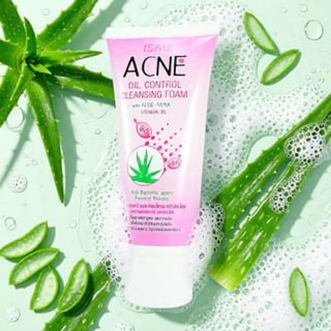 ISME - Acne Oil Control Cleansing Foam with Aloe Vera & Vitamin B6 60g